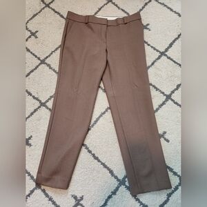 LOFT Women's Chocolate Brown Dress Pants